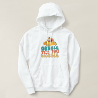 Gobble bis du den türkischen Erntedank trägst Hoodie