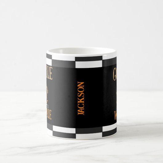 Gobble bis du lustigen Erntedank wackelst Kaffeetasse (Mittel)