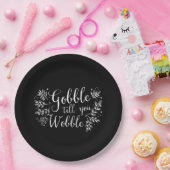 Gobble bis du wackelst pappteller (Party)