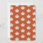 Gobble bis Sie die Türkei Erntedank Abendessen wün Einladung (Rückseite)