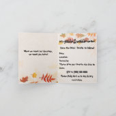 Gobble bis wir Save the Date wackeln Ankündigung (Innenseite)