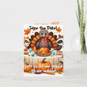 Gobble bis wir Save the Date wackeln Ankündigung