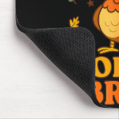 Gobble Bruh Funny Turkey Thanksgiving Men Women Ki Mousepad (Ecke)