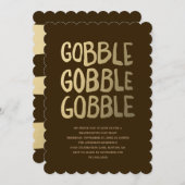 Gobble | Erntedank Einladung (Vorne/Hinten)