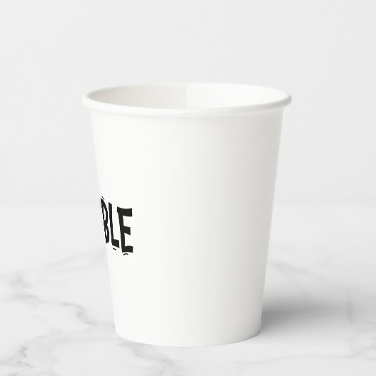 Gobble Funny Erntedank Türkei Fest Pappbecher (Links)