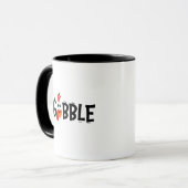 Gobble Funny Erntedank Türkei Fest Tasse (Vorderseite Links)