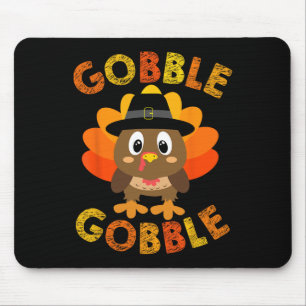 Gobble Gifts Erntedank Frauen Kindermädchen Mousepad