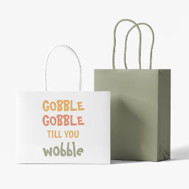 Gobble Gobble bis du träumst | ERNTEDANK Große Geschenktüte