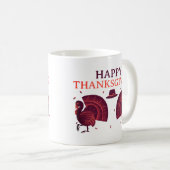 Gobble Gobble Classic Tasse – Thanksgiving Truthah (VorderseiteRechts)