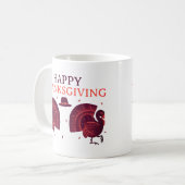 Gobble Gobble Classic Tasse – Thanksgiving Truthah (Vorderseite Links)