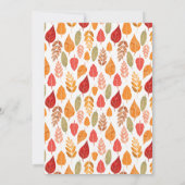 Gobble Gobble Erntedank Herbstthema Einladung (Rückseite)