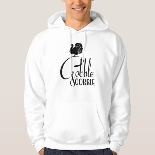 Gobble Gobble Erntedank Hooded Sweatshirt (Vorderseite)