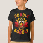 Gobble Gobble Erntedank T-Shirt (Vorderseite)