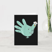 Gobble Gobble Funny Thanksgiving Nurse Humor  Karte (Vorderseite)