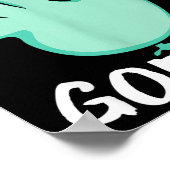 Gobble Gobble Funny Turkey Glove Thanksgiving Nurs Poster (Ecke)