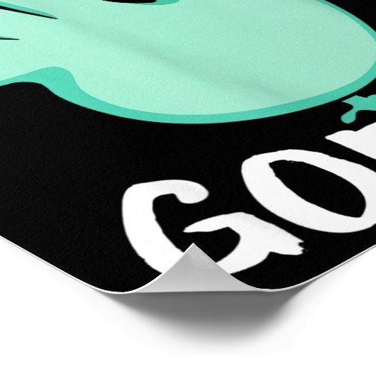 Gobble Gobble Funny Turkey Glove Thanksgiving Nurs Poster (Ecke)