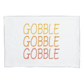 Gobble Gobble Gobble Funny Niedlicher Erntedank Wi Kissenbezug (Vorderseite-Links)