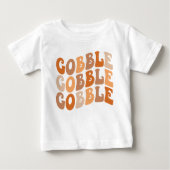 Gobble Gobble Gobble T - Shirt - Niedlich Danke (Vorderseite)