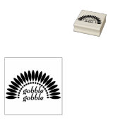 Gobble Gobble Gummistempel (Stempel)