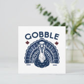 Gobble Gobble Karte (Stehend Vorderseite)