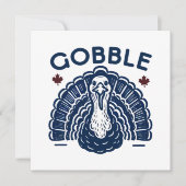 Gobble Gobble Karte (Vorderseite)