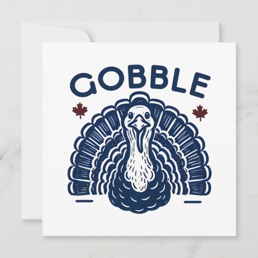 Gobble Gobble Karte (Vorderseite)