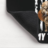Gobble Gobble meine dutzende US-Flagge Mousepad (Ecke)