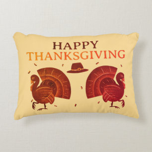 Gobble Gobble Thanksgiving Akzent Kissen
