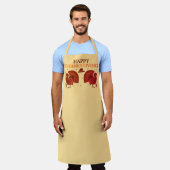 Gobble Gobble Thanksgiving Apron Schürze (Getragen)