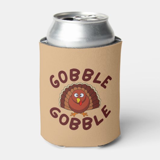 Gobble Gobble Thanksgiving  Dosenkühler (Kanne Vorderseite)