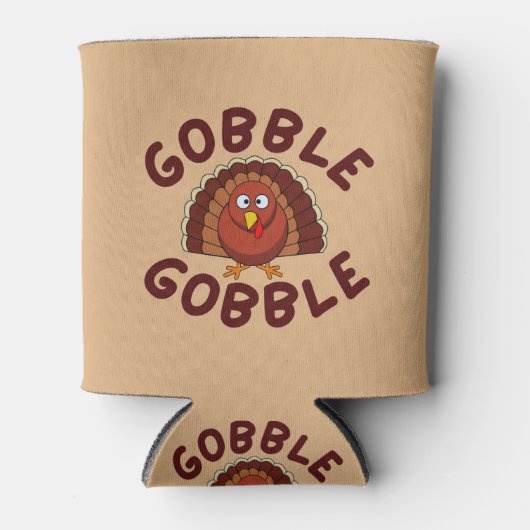 Gobble Gobble Thanksgiving Dosenkühler (Vorderseite)