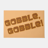 Gobble, Gobble Thanksgiving   Fußmatte (Vorderseite)