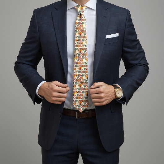 Gobble Gobble Till You Wobble Funny Thanksgiving Krawatte