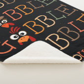 Gobble Gobble Till You Wobble Funny Thanksgiving Sherpadecke (3/4)