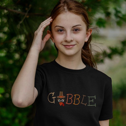 Gobble Gobble Till You Wobble Funny Thanksgiving T-Shirt