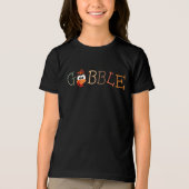 Gobble Gobble Till You Wobble Funny Thanksgiving Tri-Blend Shirt (Vorderseite)