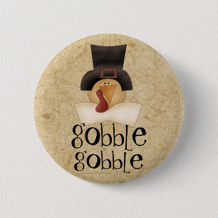 Gobble Gobble Türkei Button