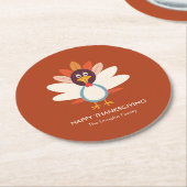 Gobble Gobble Türkei Erntedank Party Untersetzer (Angewinkelt)