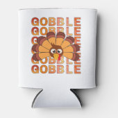 Gobble Goble Truthahn T - Shirt, Herbst T Ess Dosenkühler (Vorderseite)