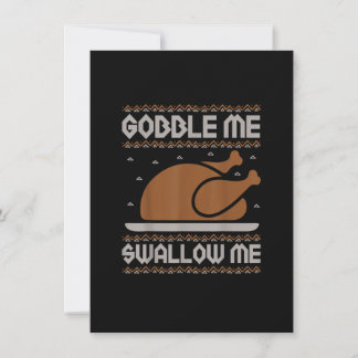 Gobble Me Swallow Me Erntedank Türkei Tag 2022 Einladung