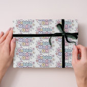 Gobble-Modus: AN Festtags-Verpackungspapier Geschenkpapier