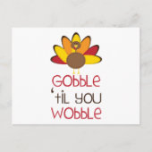 Gobble Postkarte (Vorderseite)