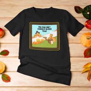 Gobble segne dich über die Freundschaft der Türkei Tri-Blend Shirt