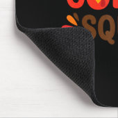 Gobble Squad Erntedankfest Truthahn Tag Mittagesse Mousepad (Ecke)
