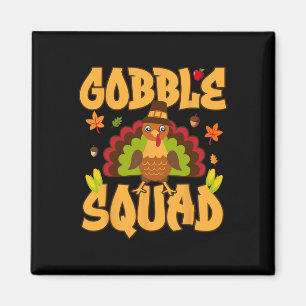 Gobble Squad Truthahn Design - Gobble Squad Magnet