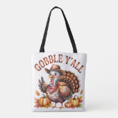 Gobble Thanksgiving turkey fall Tasche (Rückseite)