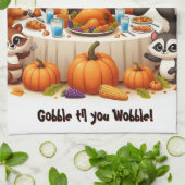 Gobble til we Wobble Geschirrtuch (Gefaltet)