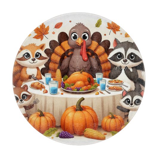 Gobble til we Wobble Schneidebrett (Vorderseite)