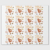Gobble til ya wobble pattern1 geschenkpapier (Flach)