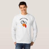 Gobble Til You Wobble Crazy-Mit Augen Türkei T - S T-Shirt (Vorne ganz)